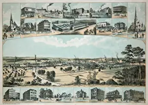 Blake Prints: Willimantic, Conn. 1882 From Blake Mountain /