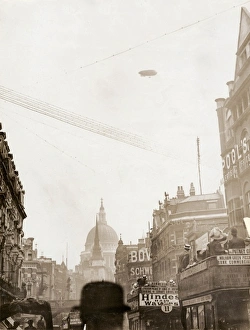 Willows Airship above St Pauls Cathedral, London
