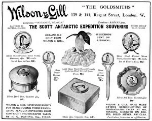 Adverts Gallery: Wilson & Gill Scott Antarctic expedition souvenirs
