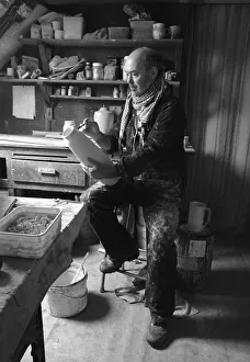 Images Dated 8th August 2019: Wilson Lochhead, studio potter, Kirkcudbright