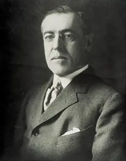 Woodrow Prints: Wilson, Woodrow (1856-1924). US President (1913-1921)