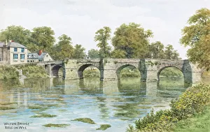 Arches Prints: Wilton Bridge, Ross-on-Wye, Wye Valley, Herefordshire