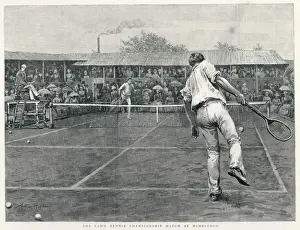 Tennis Prints: Wimbledon 1888