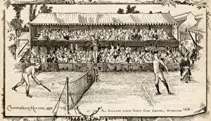Images Dated 5th June 2018: Wimbledon lawn tennis championships 1883