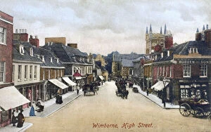 Carriages Collection: Wimborne Minster, Dorset - The High Street