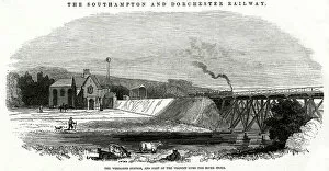 1847 Gallery: Wimborne railway station, Wimborne, Dorset