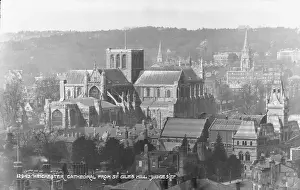 Skyline Prints: Winchester Cathedral from St Giles Hill