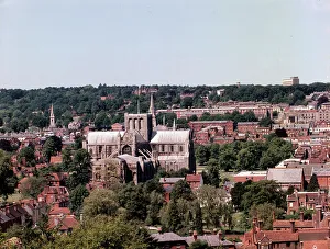 Winchester Cathedral from St. Giles Hill, Winchester