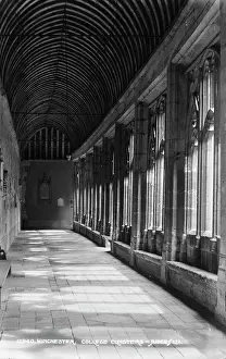 Stonework Prints: Winchester College Cloisters