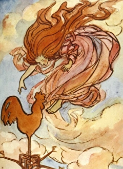 Images Dated 14th January 2013: A Wind Elf and a weathercock
