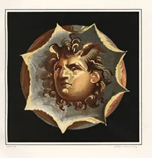Patrician Prints: Wind god from the House of the Patrician or