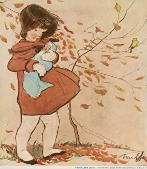 Autumn Collection: Windblown Lady by Muriel Dawson