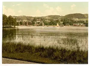 Windermere, Bowness, from Bellisle, Lake District, England