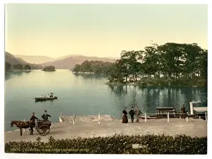 Bowness Prints: Windermere, Bowness, from Ferry Hotel, Lake District, Englan
