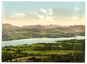 Windermere Prints: Windermere, from Orrest Head, Lake District, England