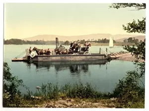 Windermere, steam ferry, Lake District, England