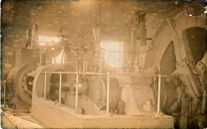 Copper Prints: Winding Engine, Tresavean Copper Mine, Lanner, England