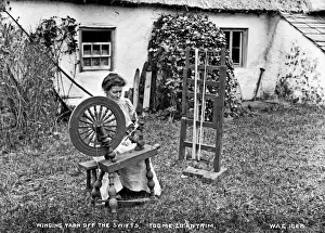 Winding Yarn Off the Swifts, Toome, Co. Antrim