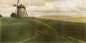 Windmill in Landscape