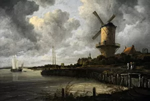 The Windmill at Wijk bij Duurstede, c. 1668-1670 by Jacob Is