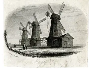 Windmills Prints: Windmills at Margate, Kent