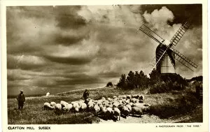 Images Dated 25th August 2017: Windmills of Sussex - Clayton Mill