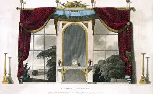 Scheme Prints: Window Curtain 1800