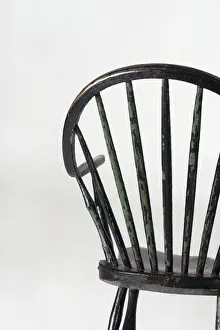 Windsor armchair, detail