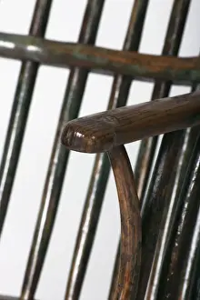 Windsor armchair, detail