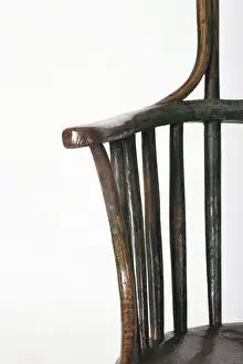 Windsor armchair, detail