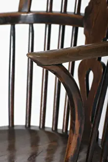 Windsor armchair, detail
