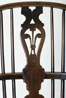 Windsor armchair, detail