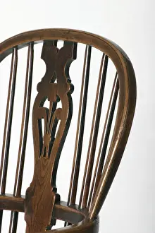 Windsor armchair, detail