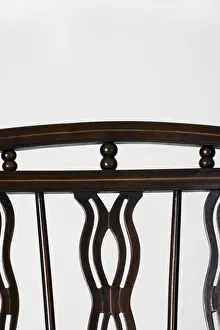 Windsor armchair, detail