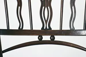 Windsor armchair, detail