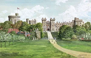 Windsor Castle, Royal Entrance from The Long Walk