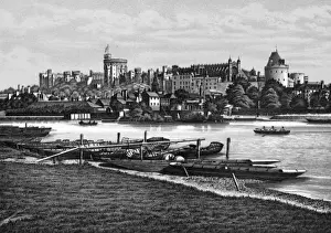 Boast Prints: Windsor Castle seen from The Brocas