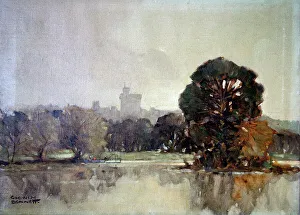 Windsor Castle from the Thames, Berkshire