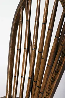 Windsor side chair with hoop back, detail
