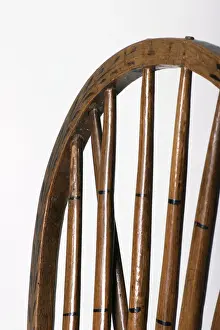 Windsor side chair with hoop back, detail