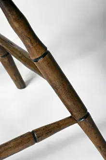 Windsor side chair with hoop back, detail