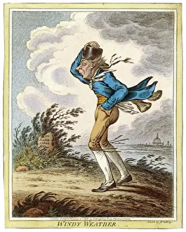 Battles Gallery: Windy Weather / Gillray