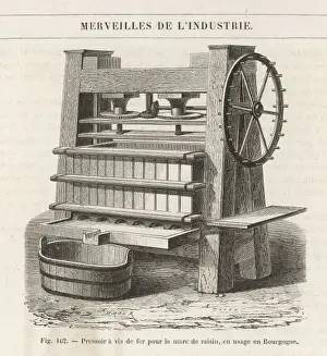Wine Press, 1870S