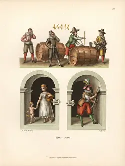 Greaves Prints: Wine quality tasters, 17th century, and scenes