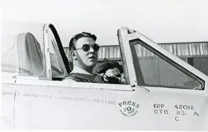 Possibly Prints: Wing Commander Roland Beamont in de Havilland Vampire