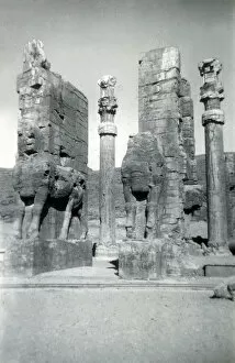 Nations Collection: Winged Bulls, Hall of All the Nations, Persepolis, Iran