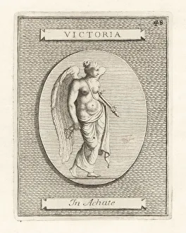 Ridolfino Venuti Prints: Winged figure of Victoria, Roman deity of victory
