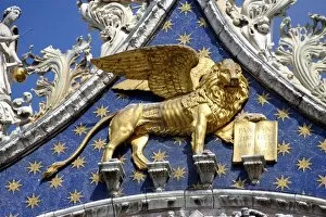 Images Dated 19th August 2011: Winged Lion on the Basilica Di San Marco