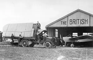 Larkhill Prints: The wings of the Bristol-Coanda Monoplane arrive at Larkhill