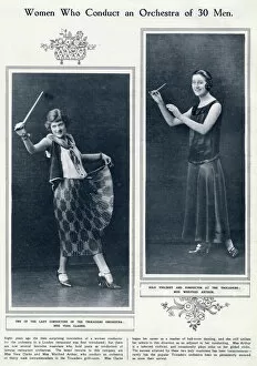 Conductors Gallery: Winifred Arthur and Vera Clarke, female conductors
